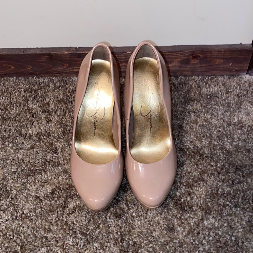 Jessica Simpson platform heels